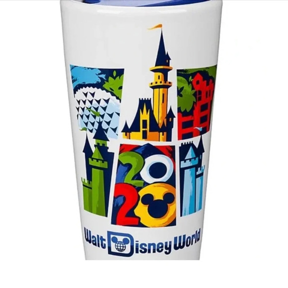 Walt‎ Disney World 2020 Collector Travel Mug Ceramic Castle Tumbler Cup - Picture 1 of 7